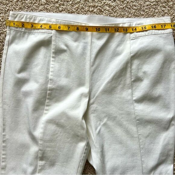 INC INTERNATIONAL CONCEPTS NWT Flat Front Boot Cut Pant Front Seam White Size 14 - Picture 8 of 8